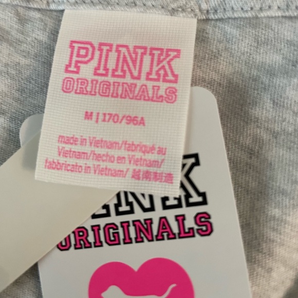 PINK sequin Logo Long sleeve Tee - Picture 5 of 10